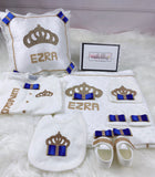 7 PIECE CUSTOMIZED DOUBLE-BOW CROWN SET (Navy Blue)