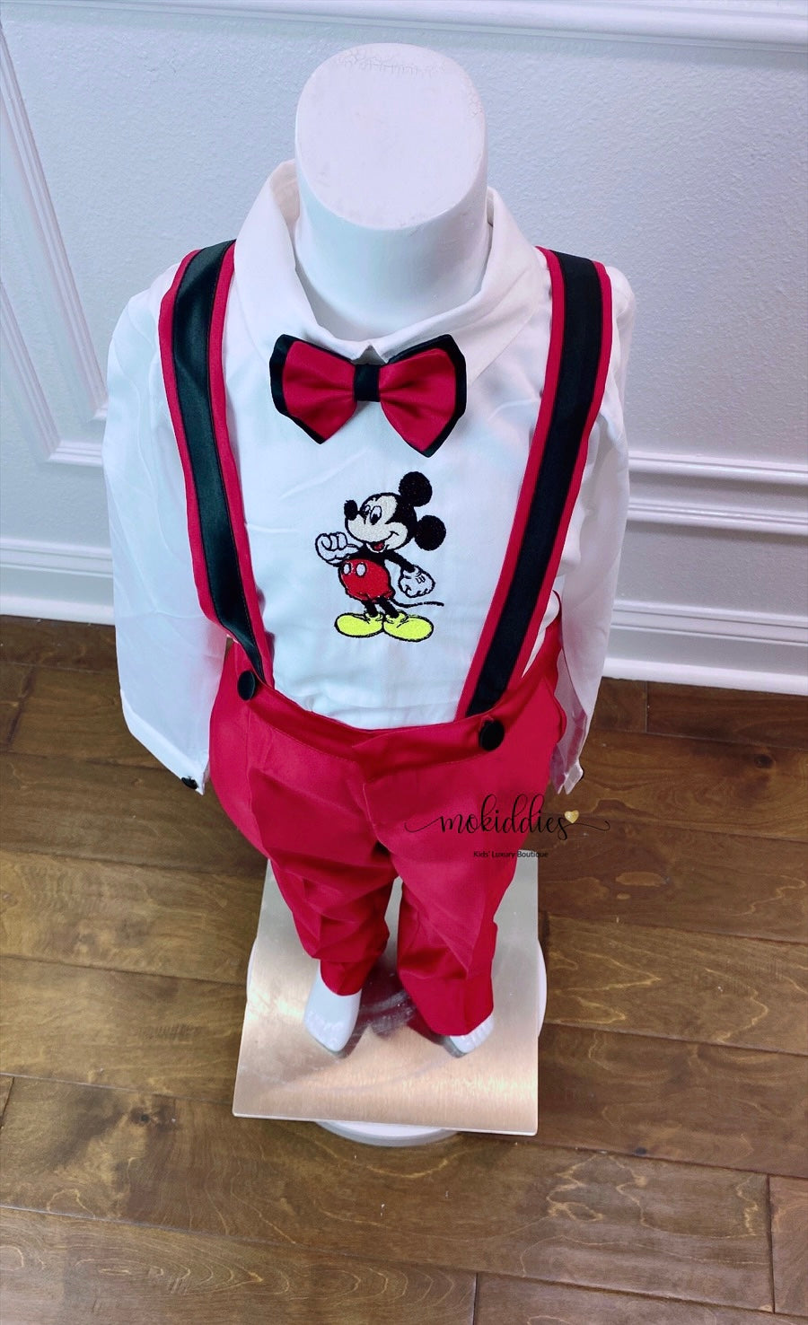 MICKEY MOUSE SUSPENDER SET