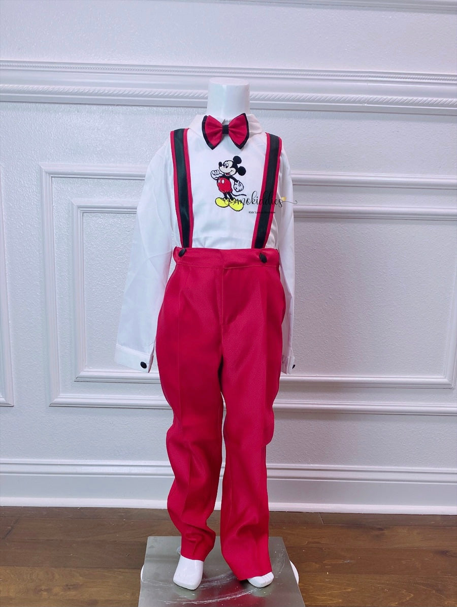 MICKEY MOUSE SUSPENDER SET