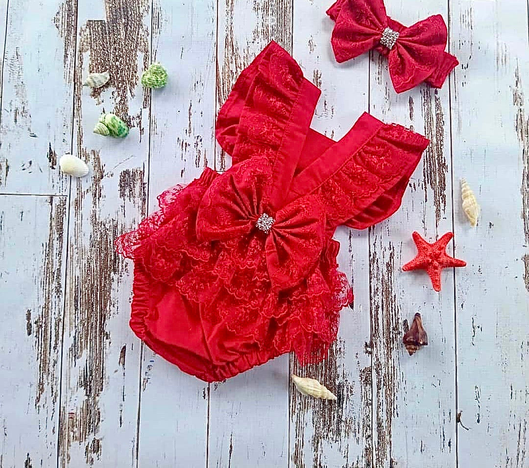BABY ROMPER (Red)