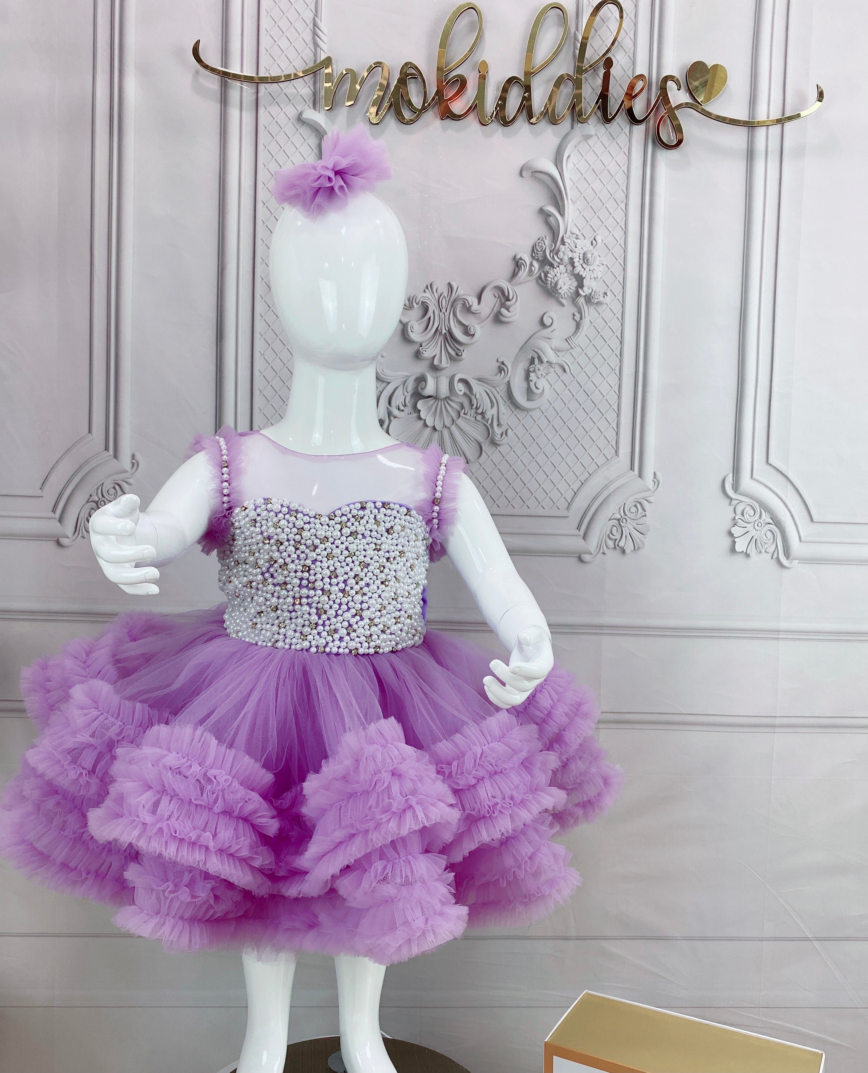 PEARL DRESS (Lilac)